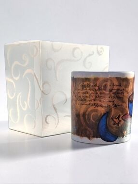 Starbucks 1998 Coffee Break Mug- Blue and Brown
